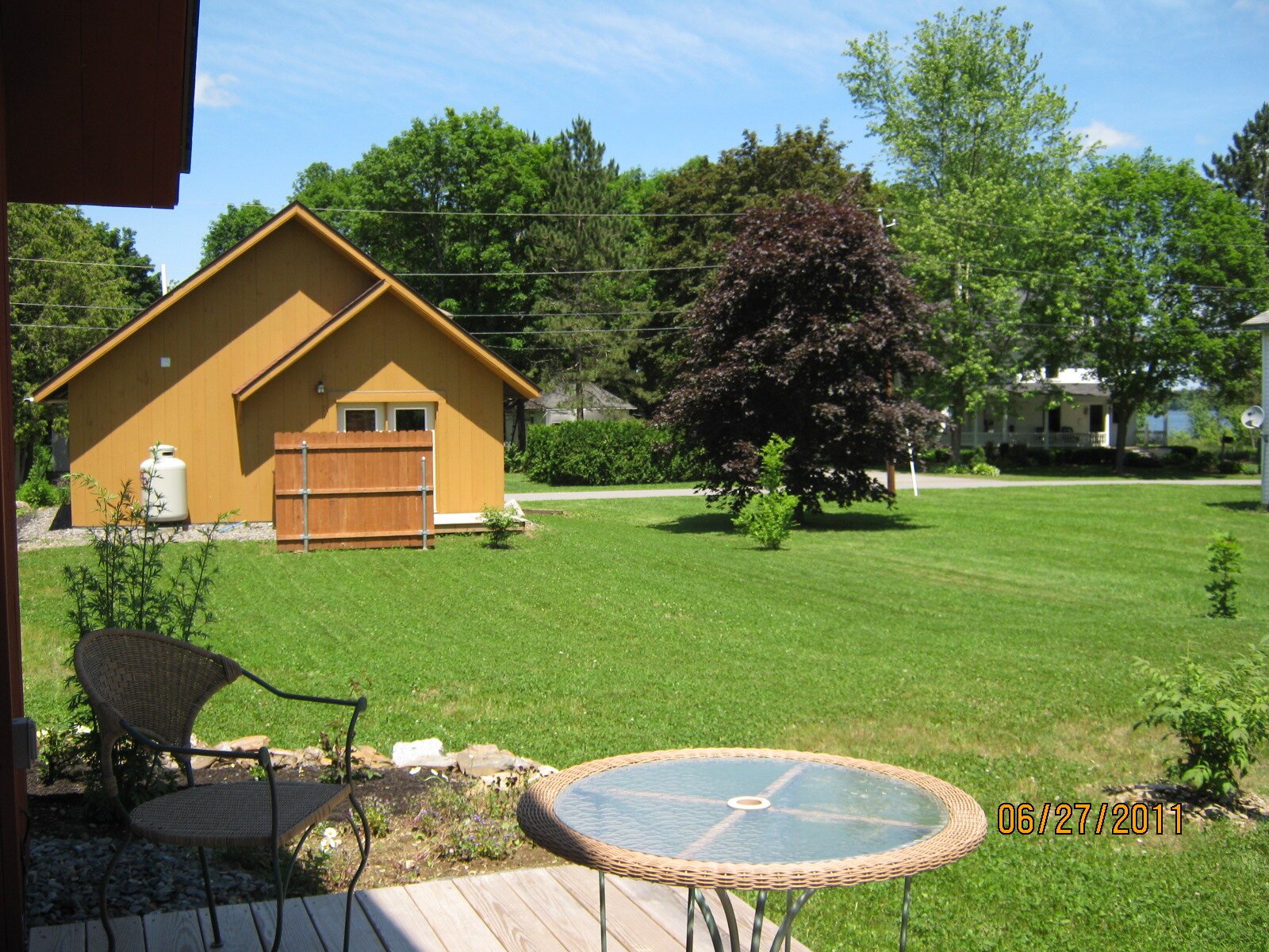 Cottage 7 deck view
